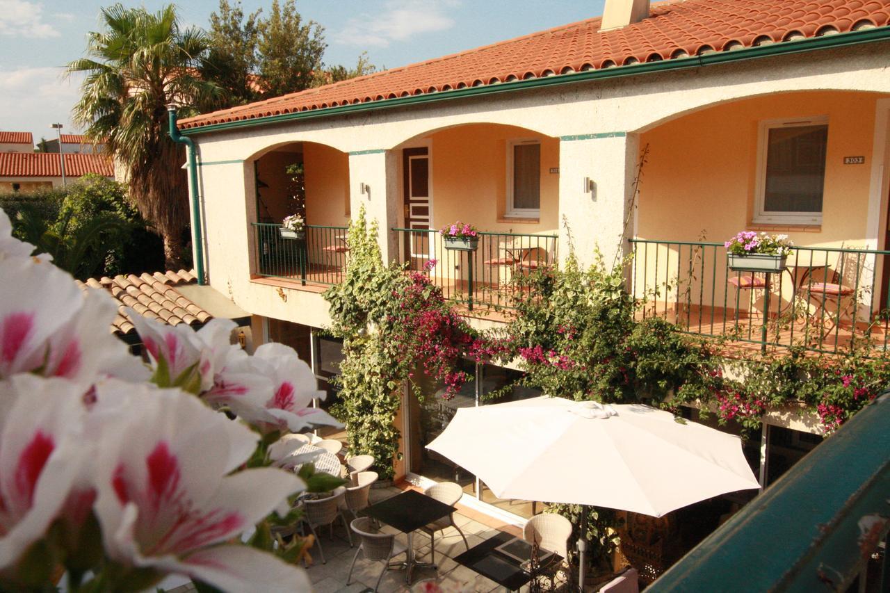 Logis Hotel Les II Mas - Perpignan Sud Cabestany Exterior photo